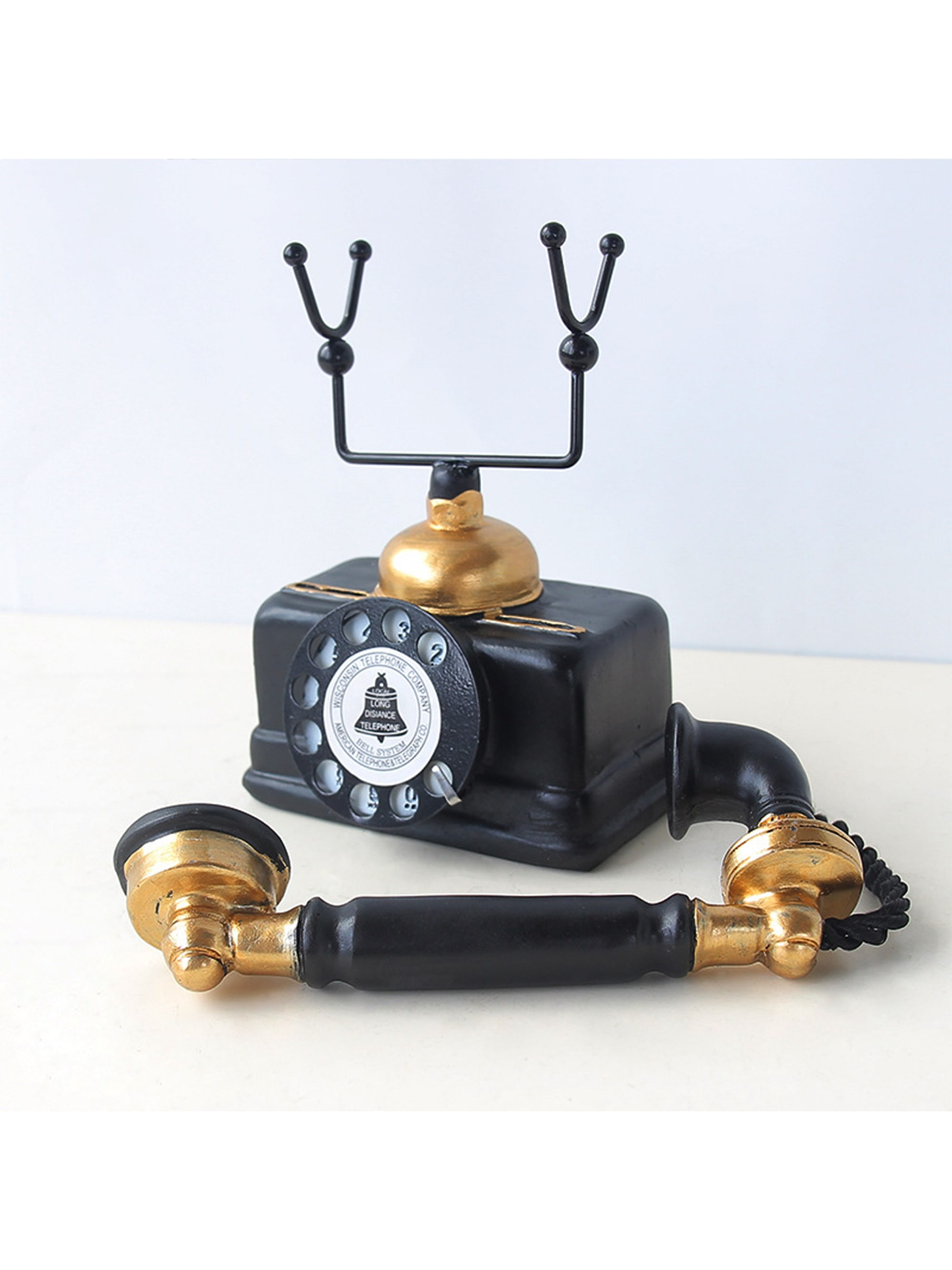 Vintage Harz Telefonmodell: Ein zeitloses Schreibtischornament für die Wohnkultur