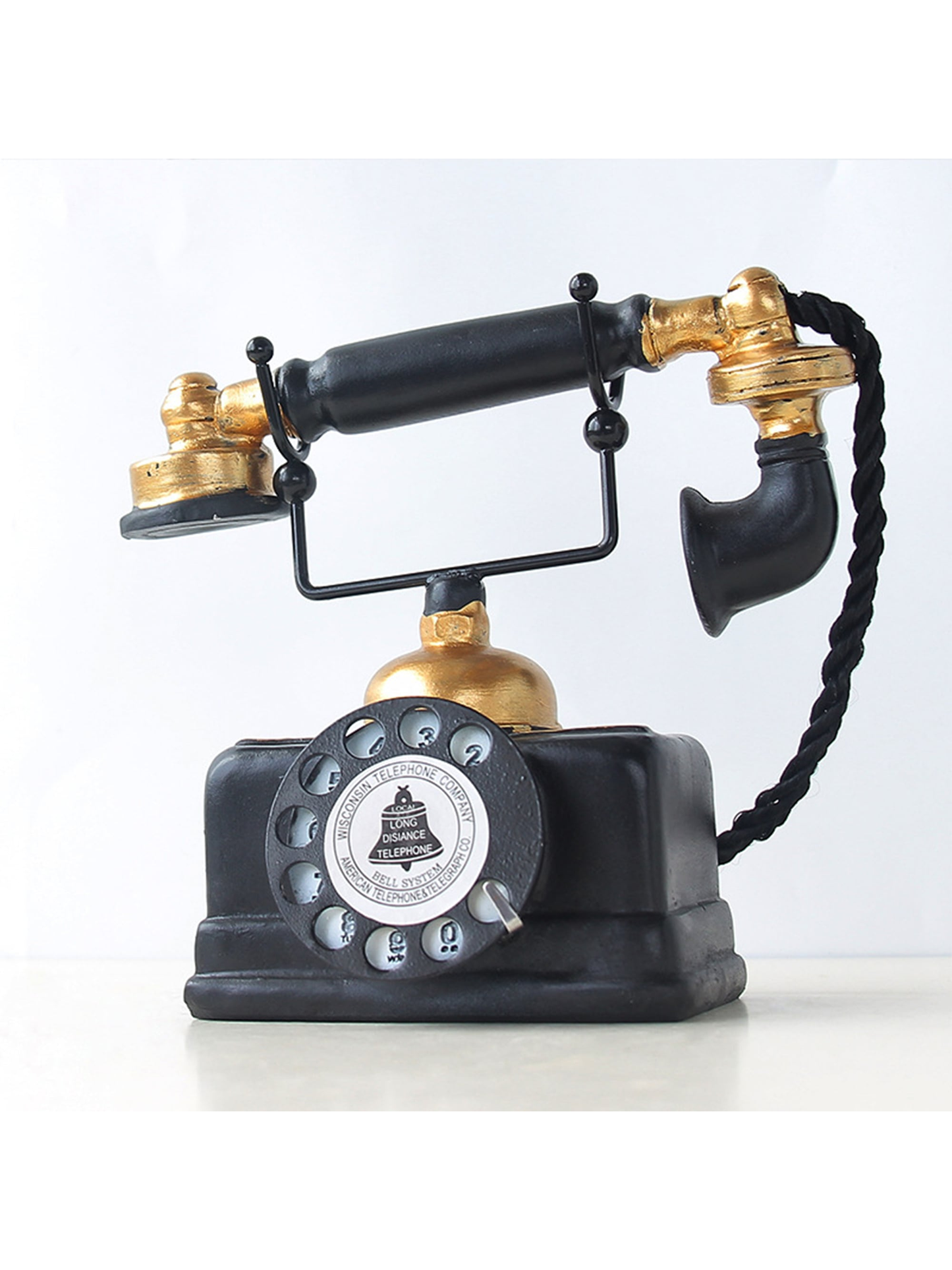 Vintage Harz Telefonmodell: Ein zeitloses Schreibtischornament für die Wohnkultur