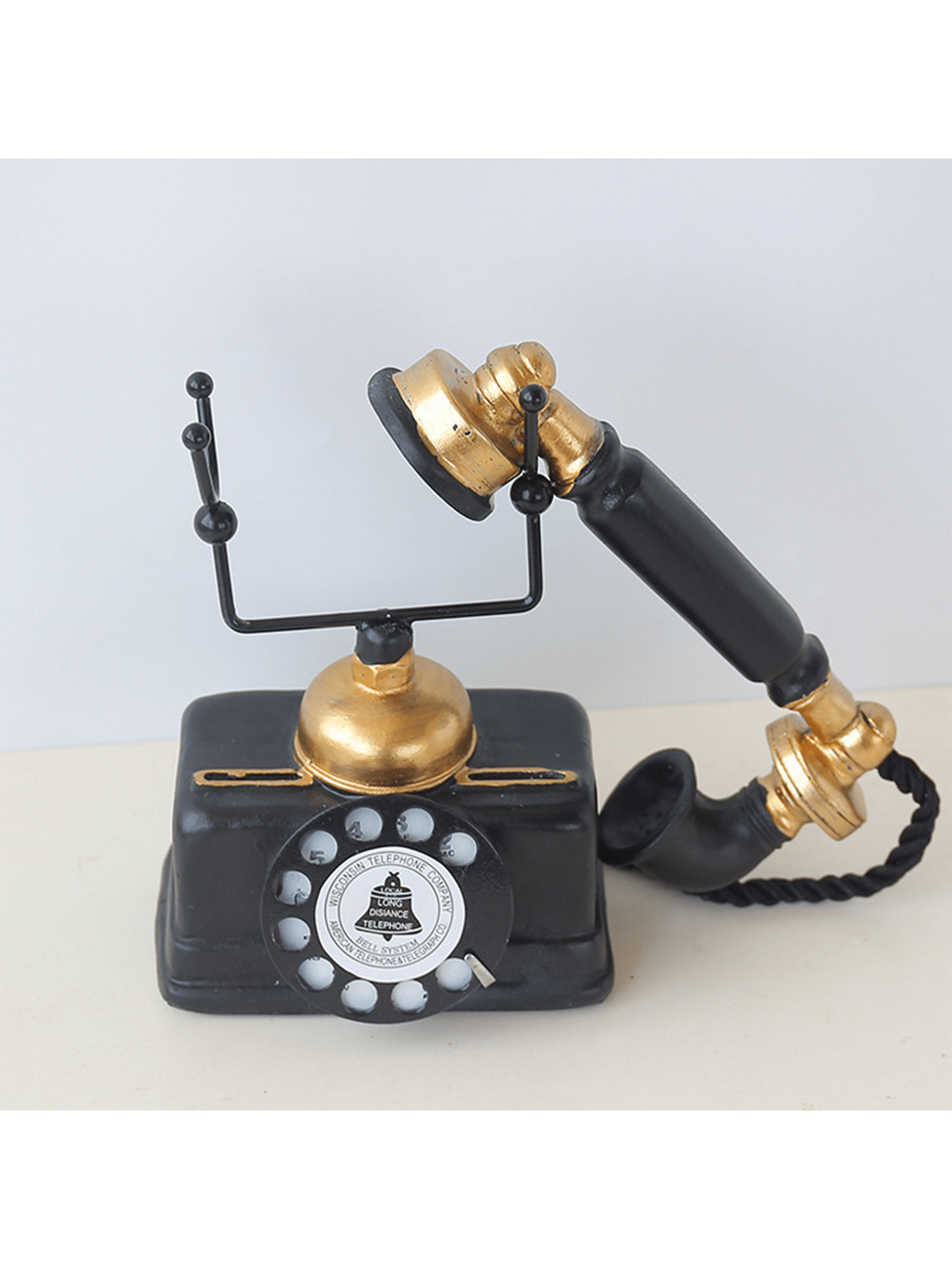 Vintage Harz Telefonmodell: Ein zeitloses Schreibtischornament für die Wohnkultur