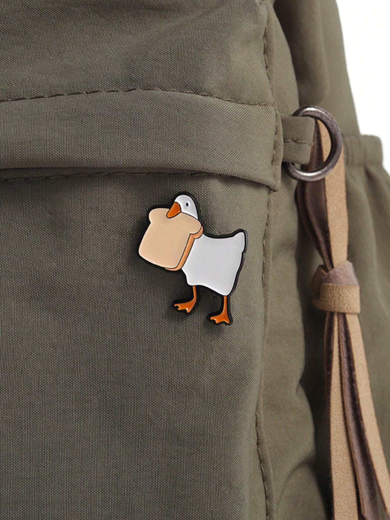 QIHOO 5er-Pack Gansenspiel Emaille-Anstecker - Anpassbares 'Honk You Get the Bonk' Broschen-Set