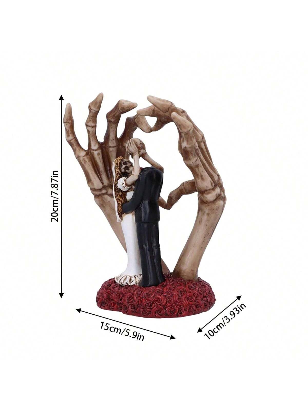 Spooky Skeleton Love: Halloween Heimdekor Requisite - Tischornamente