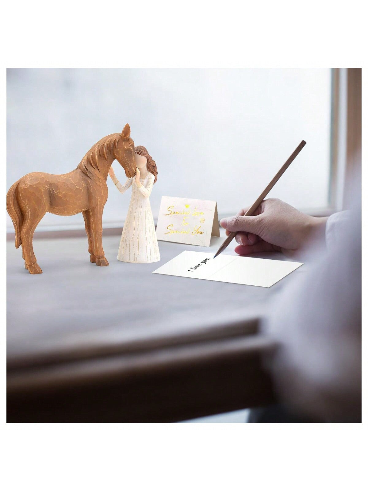 Willow Tree Pferdefigur - Herzliches Geschenk für Pferdeliebhaber und Reitsportenthusiasten