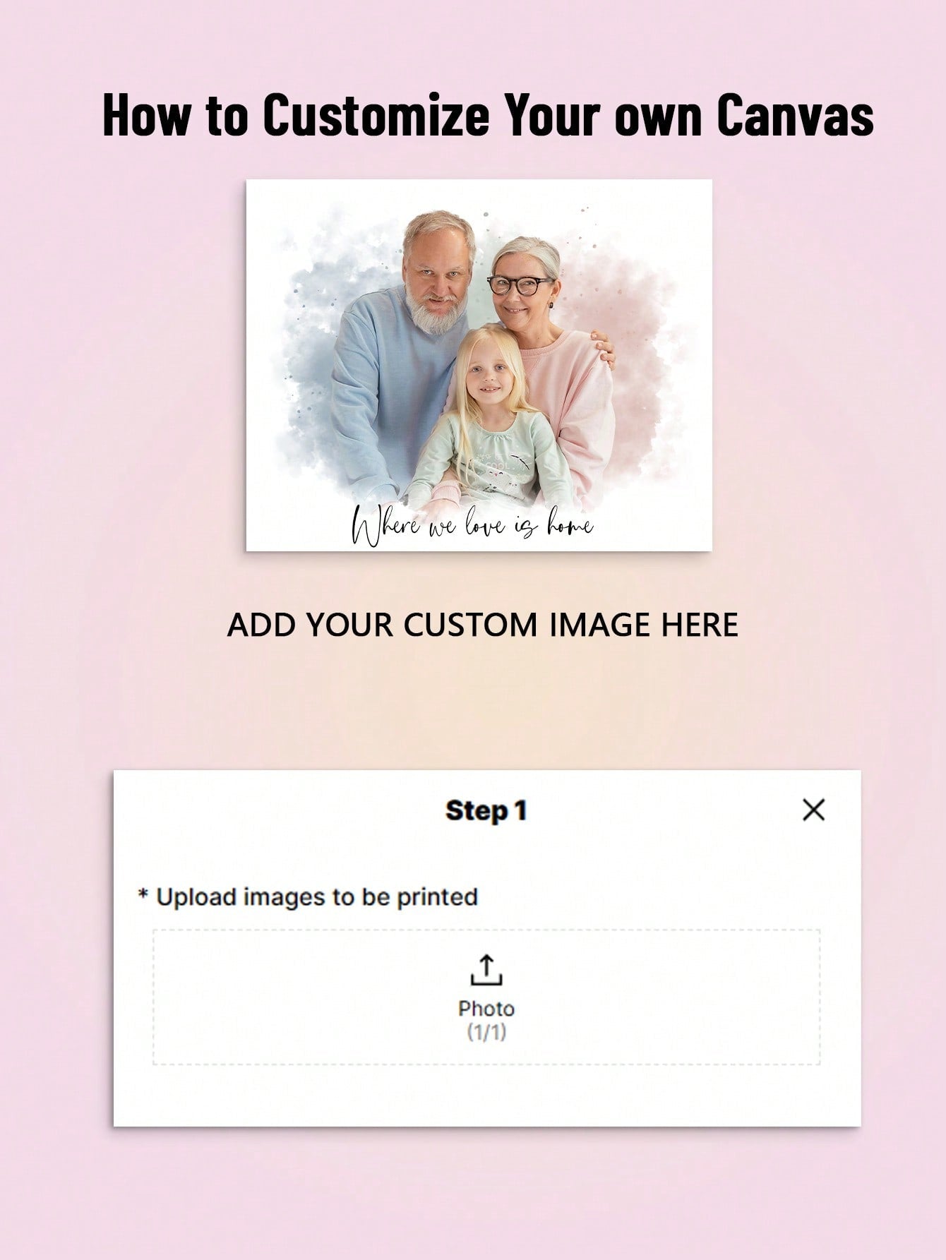 Personalisierte gerahmte Ölgemälde aus Foto - Einzigartiges handgemachtes Porträt auf Leinwand für den Muttertag, Geburtstage und Abschlüsse