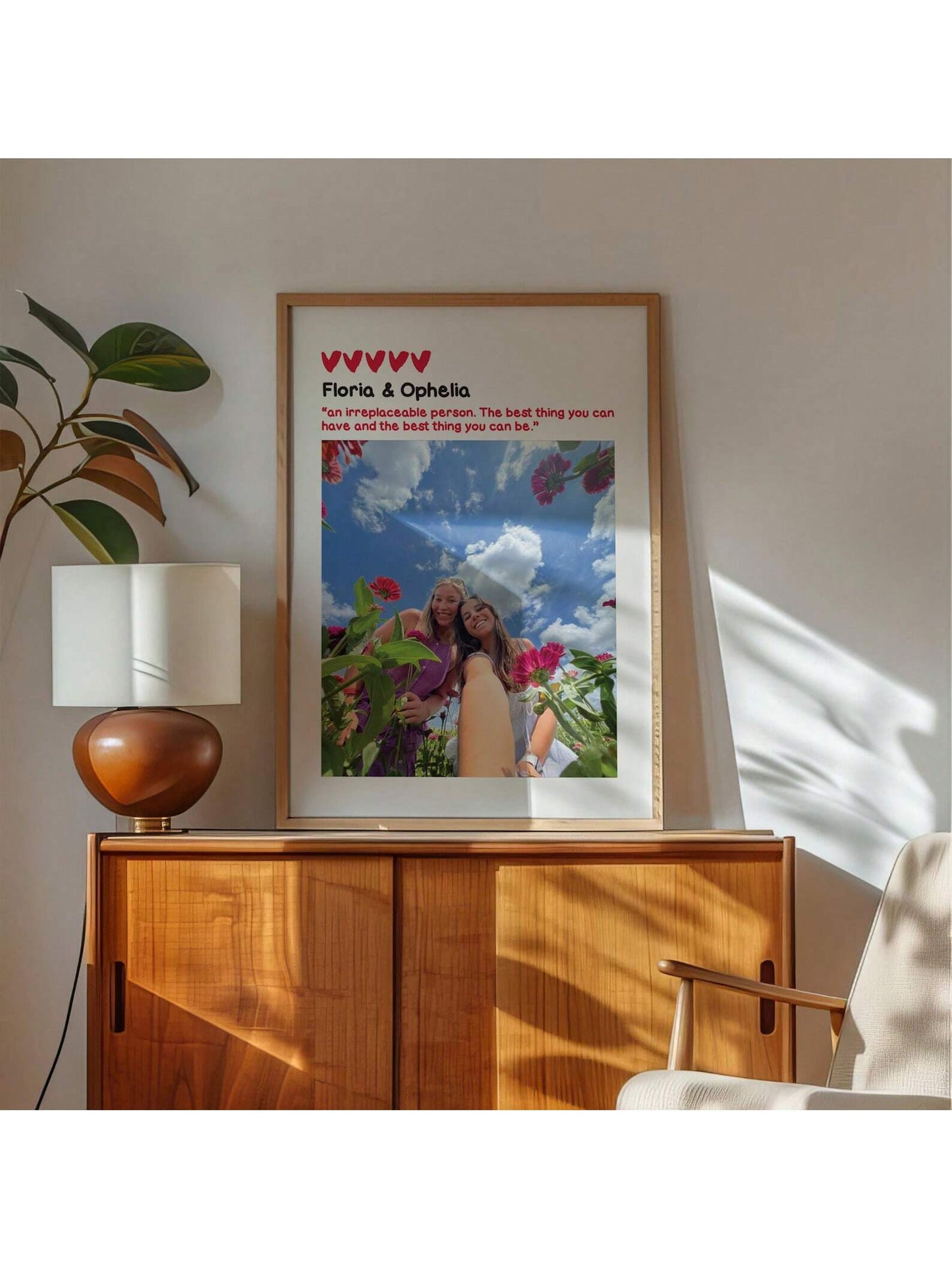 Personalisierter Soul Sister Foto-Druck - Einzigartiges Freundschaftsgeschenk für besondere Anlässe