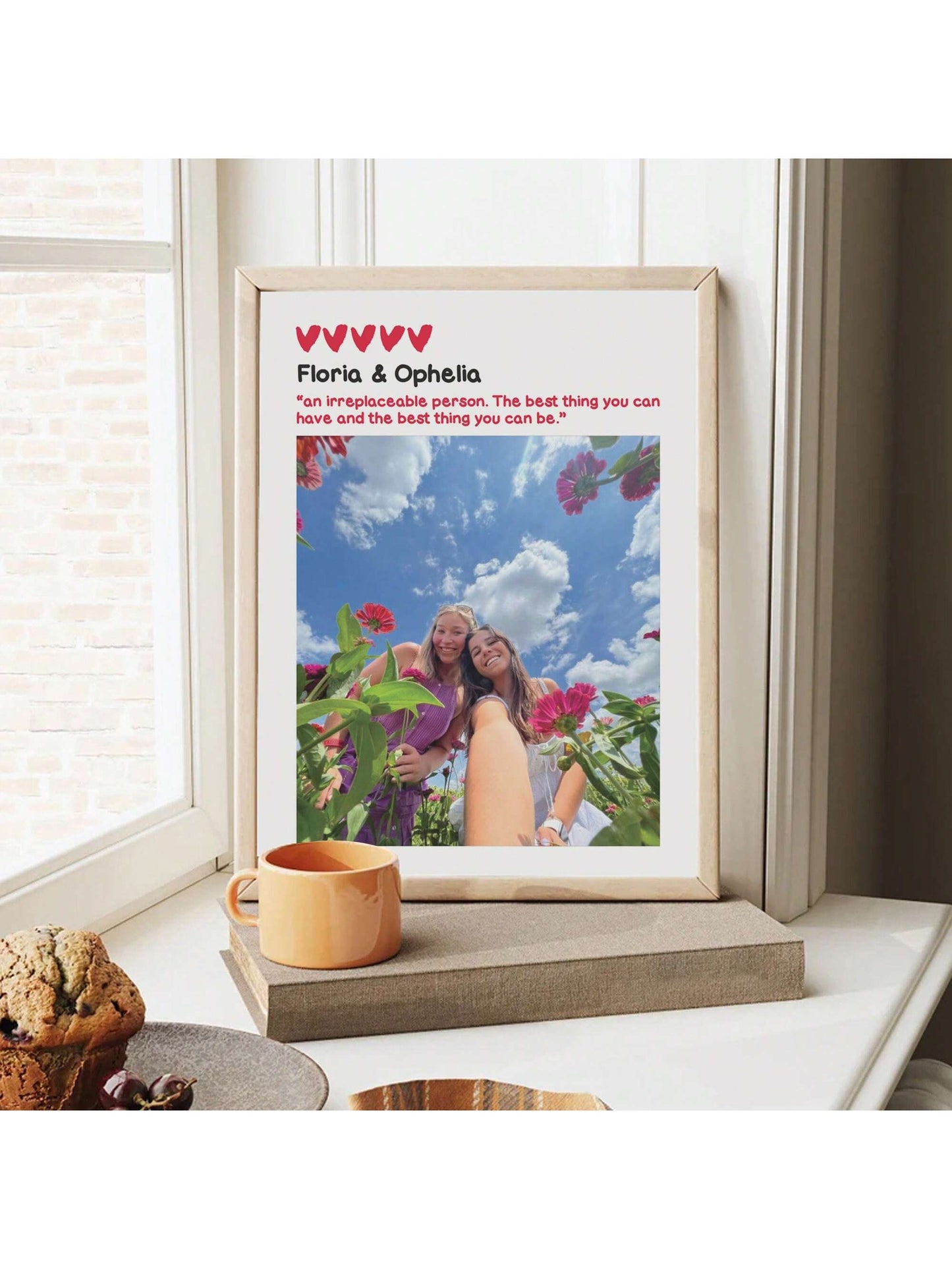 Personalisierter Soul Sister Foto-Druck - Einzigartiges Freundschaftsgeschenk für besondere Anlässe