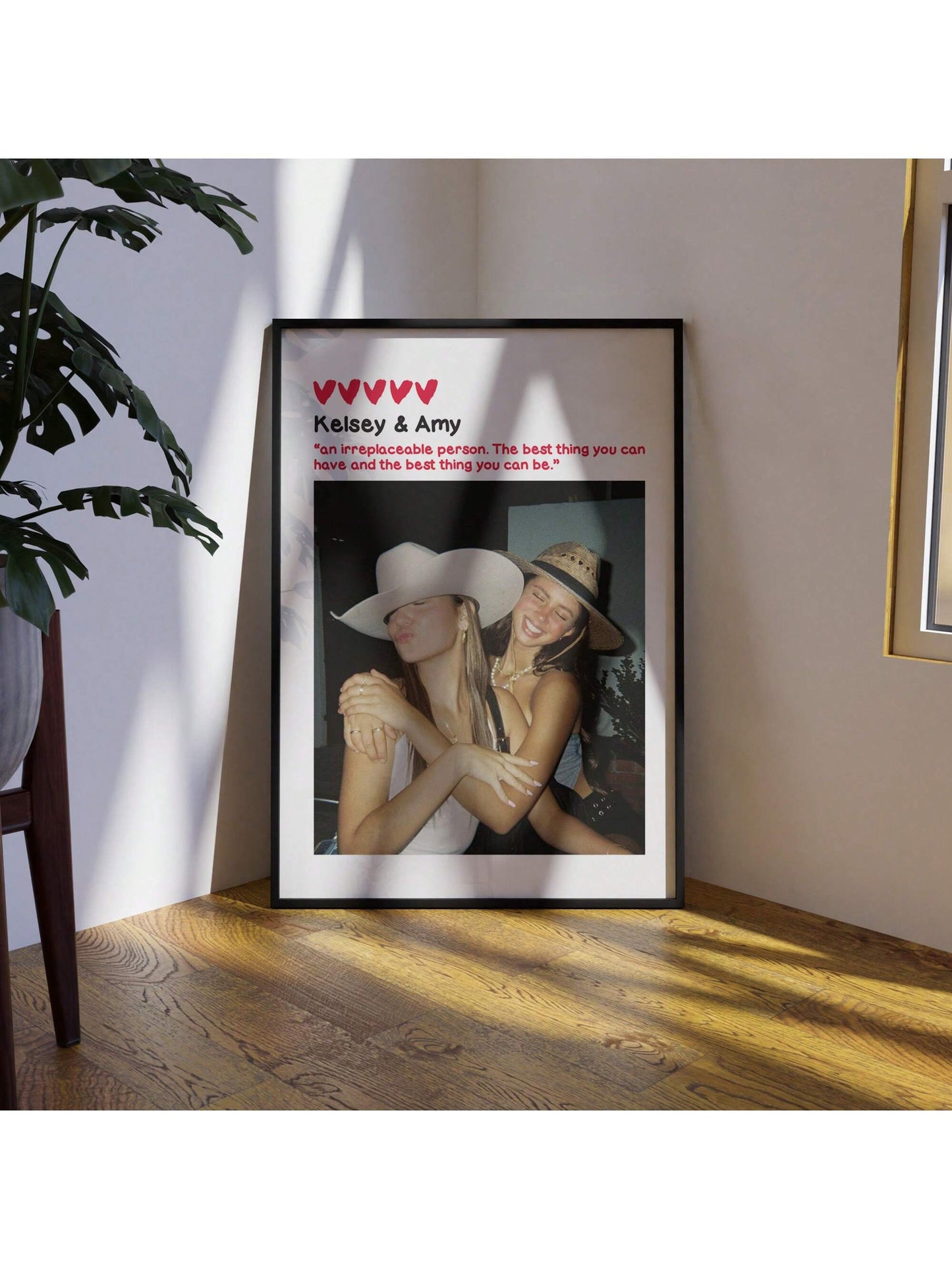 Personalisierter Soul Sister Foto-Druck - Einzigartiges Freundschaftsgeschenk für besondere Anlässe