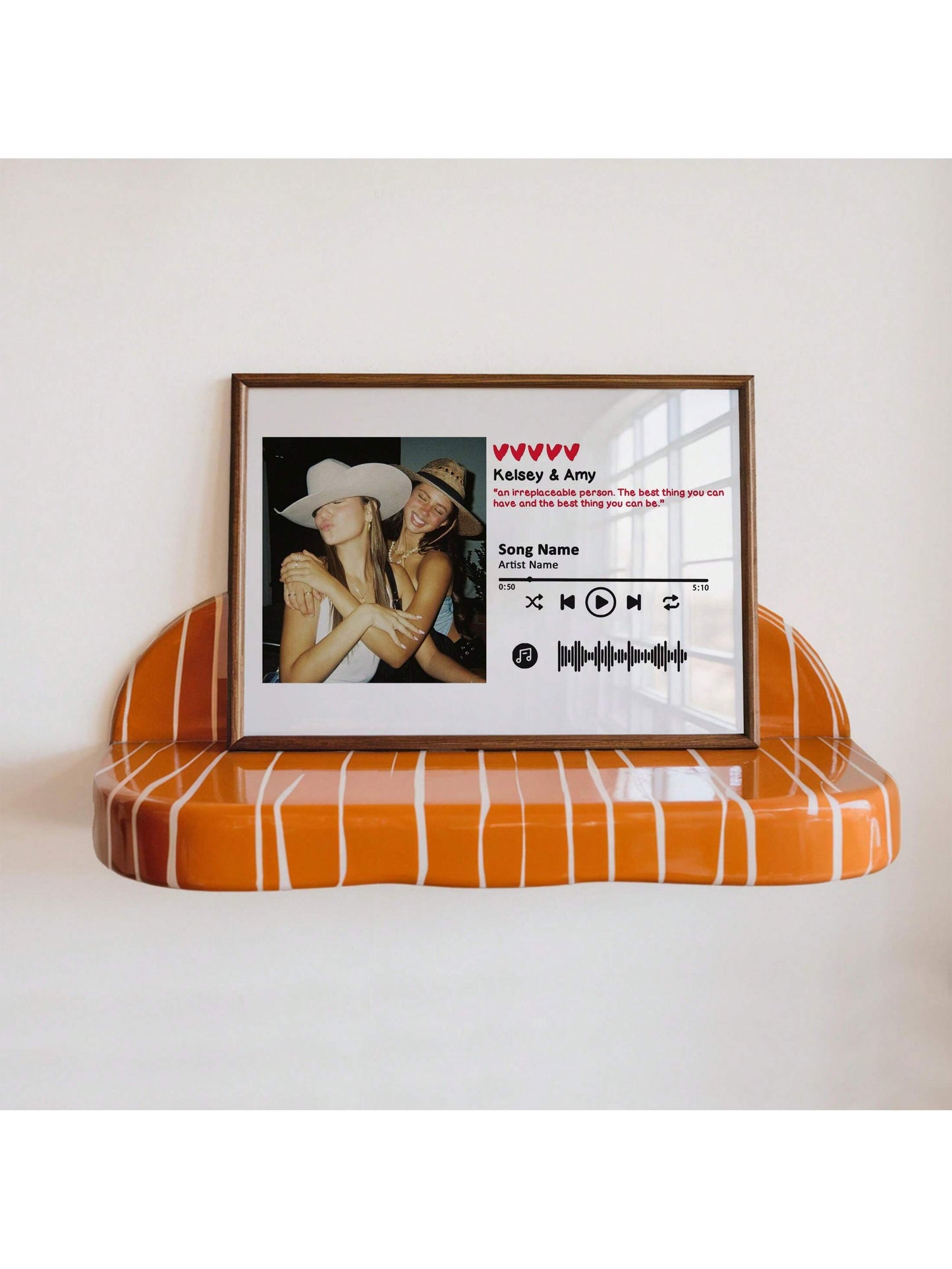 Personalisierter Soul Sister Foto-Druck - Einzigartiges Freundschaftsgeschenk für besondere Anlässe