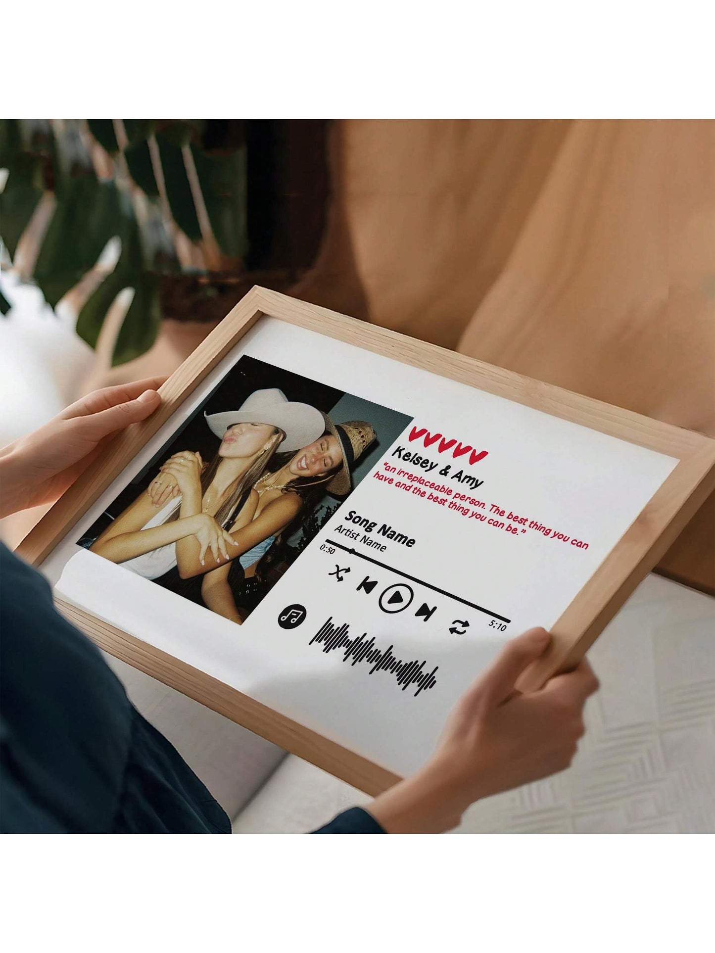 Personalisierter Soul Sister Foto-Druck - Einzigartiges Freundschaftsgeschenk für besondere Anlässe