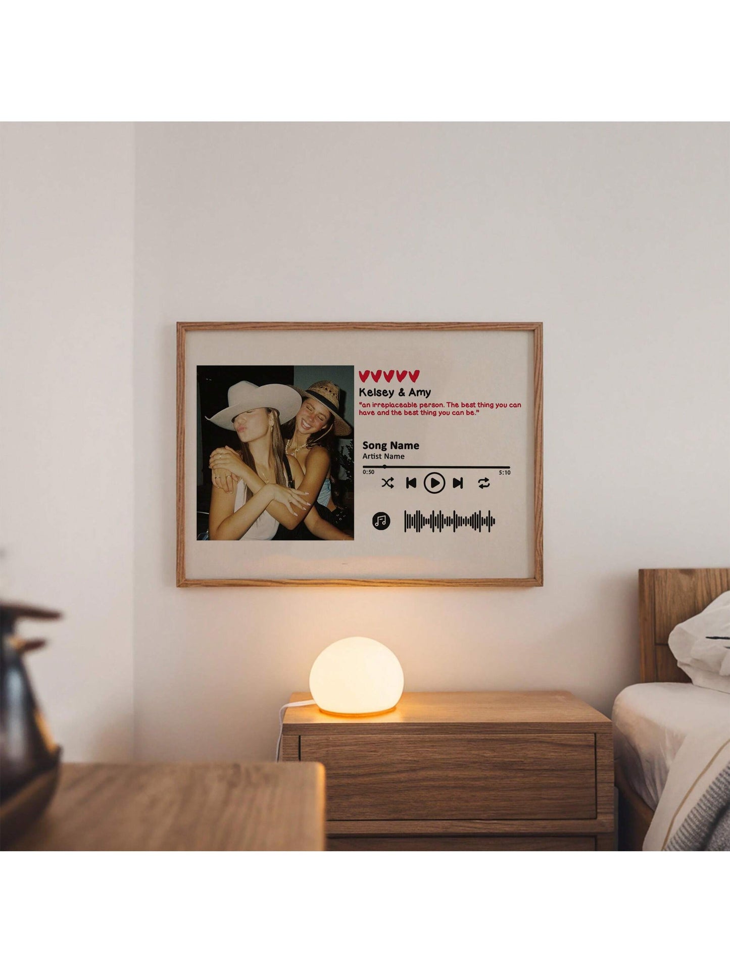 Personalisierter Soul Sister Foto-Druck - Einzigartiges Freundschaftsgeschenk für besondere Anlässe
