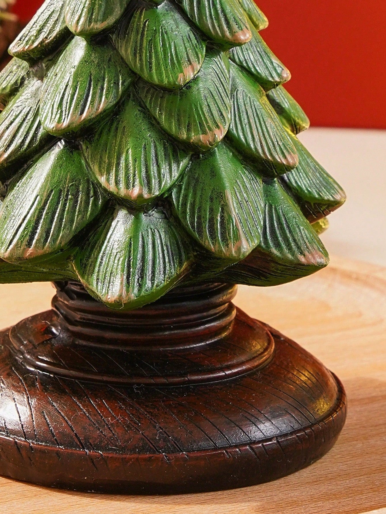 Einzigartige Weihnachtsbaum-Resin-Kerzenhalter-Dekoration - Perfektes Zentrum für festliche Feiern