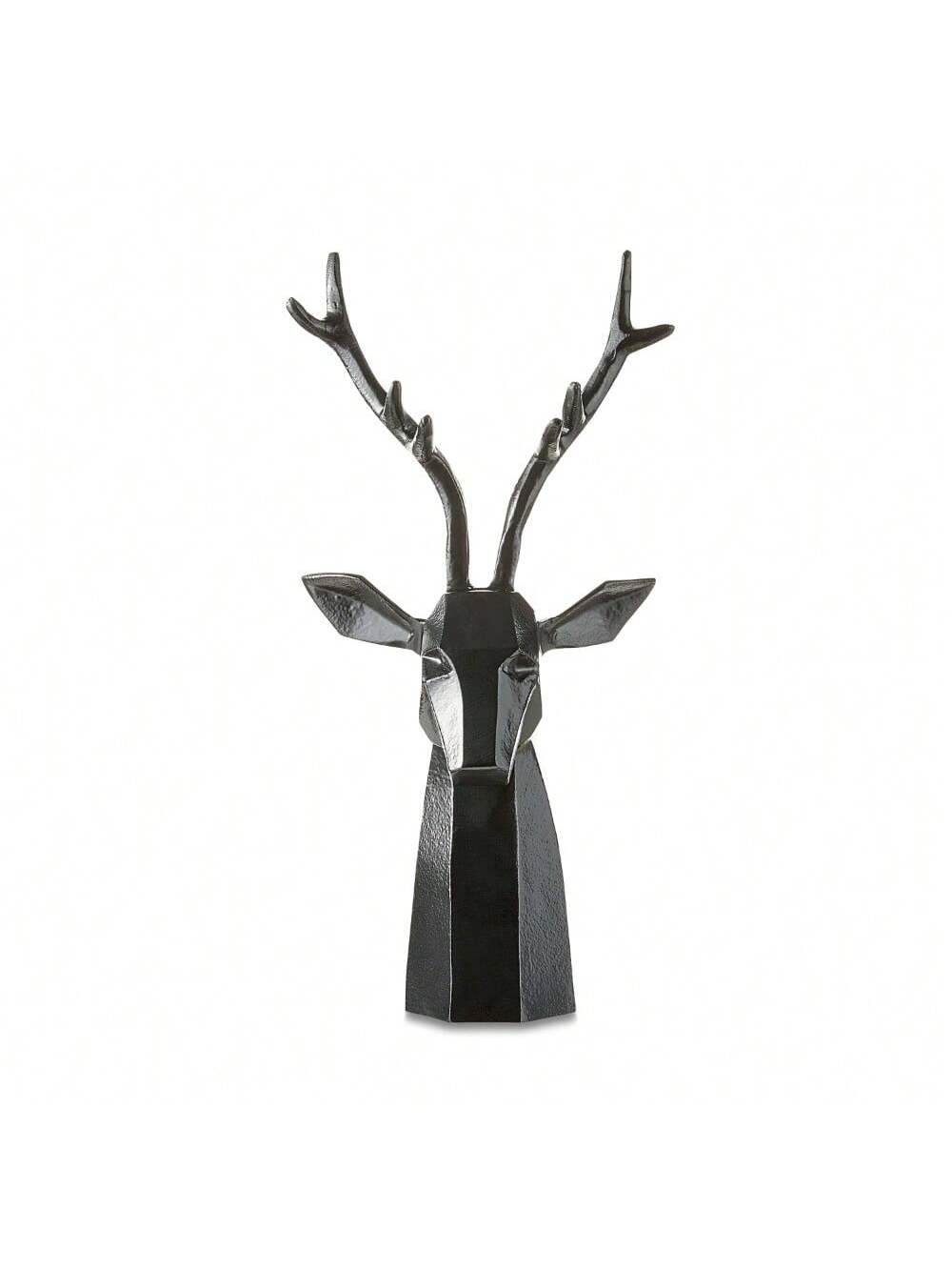 Elegante schwarze Aluminium-Rentier-Tischdekoration - 14,5 Zoll<br>