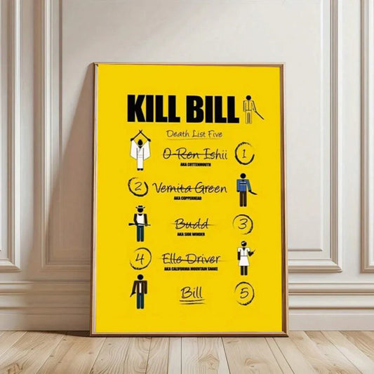 Minimalistisches Retro-Action-Poster - Ungerahmte Leinwandwandkunst für Zuhause, Büro und Café-Dekor - Ideales Geschenk für die Feiertage