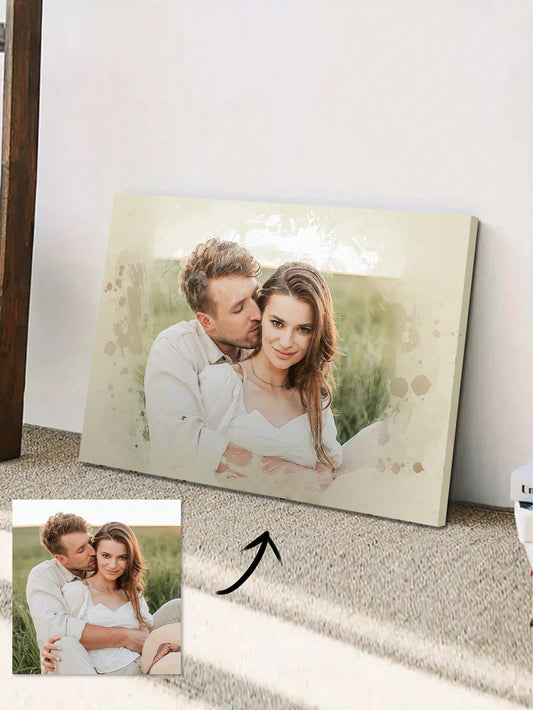 Personalisierte gerahmte Ölgemälde aus Foto - Einzigartiges handgemachtes Porträt auf Leinwand für den Muttertag, Geburtstage und Abschlüsse